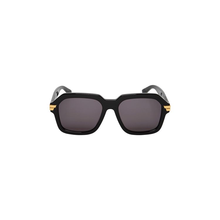 Bottega Veneta Oversized Aviator Sunglasses Black