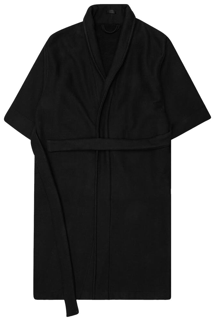 Fear of God Waffle Weave Shawl Collar Robe Black