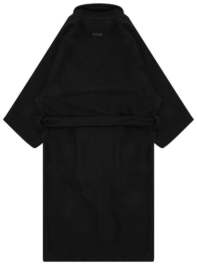 Fear of God Waffle Weave Shawl Collar Robe Black