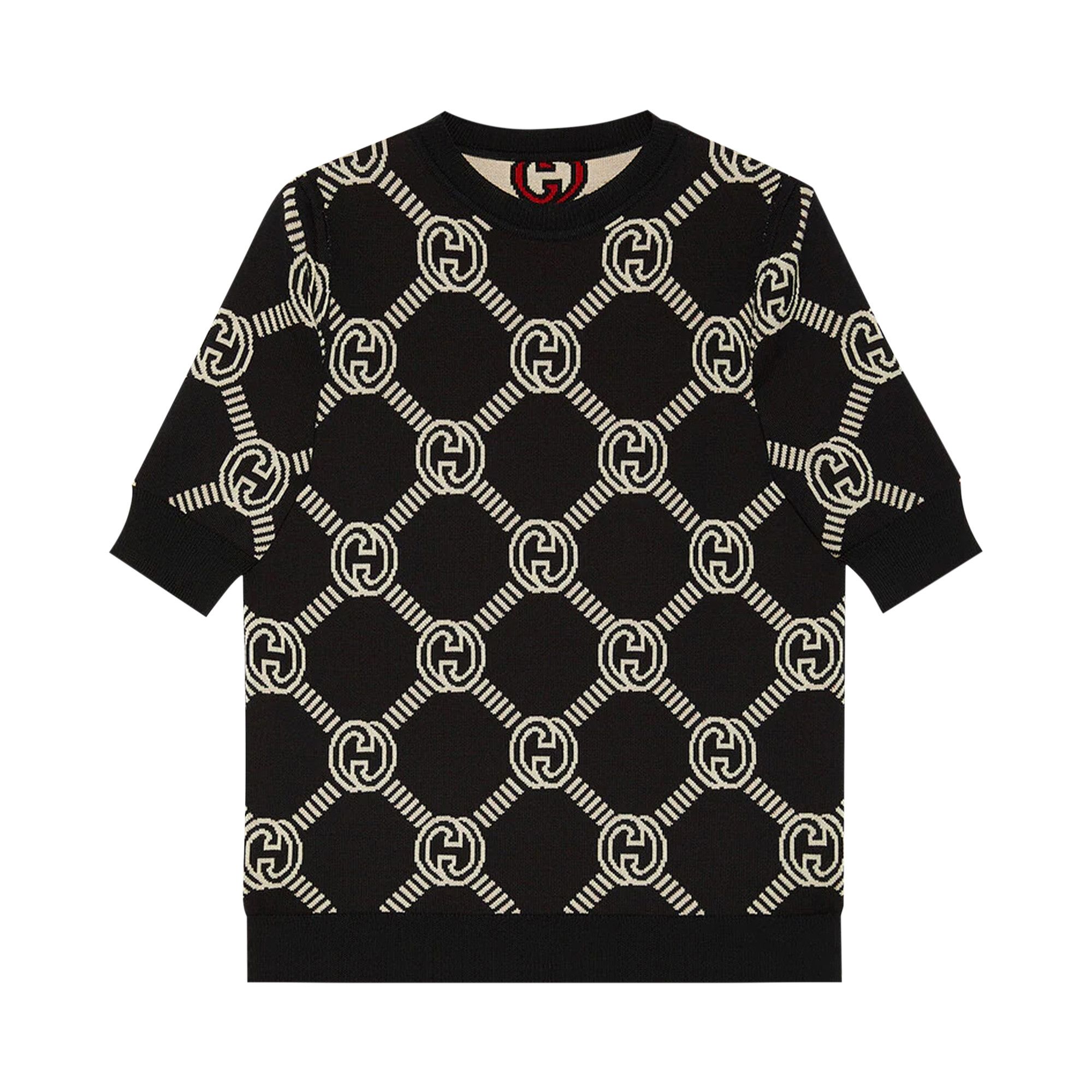 Buy Gucci Reversible Interlocking G Wool Jumper 'Almond/Black