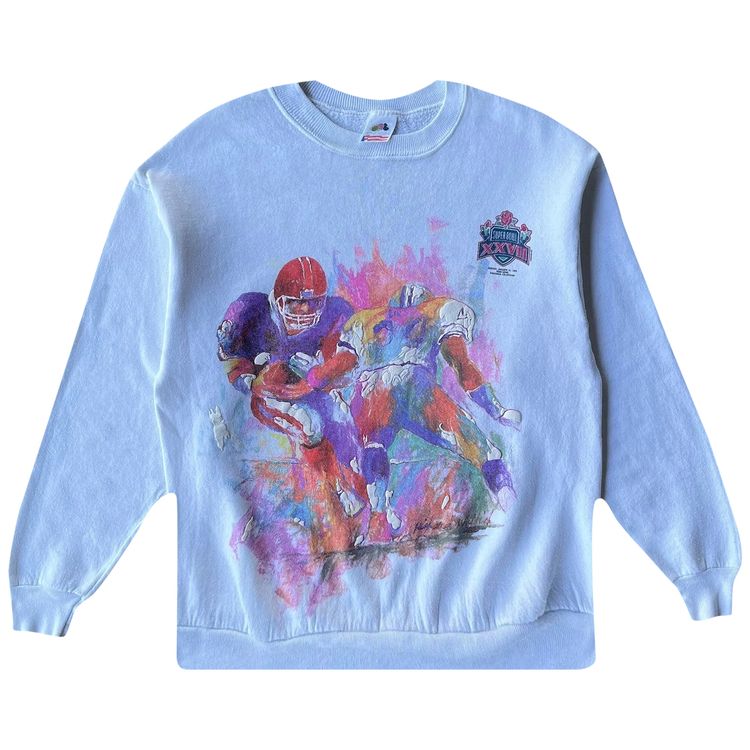 Vintage Super Bowl Sweatshirt White