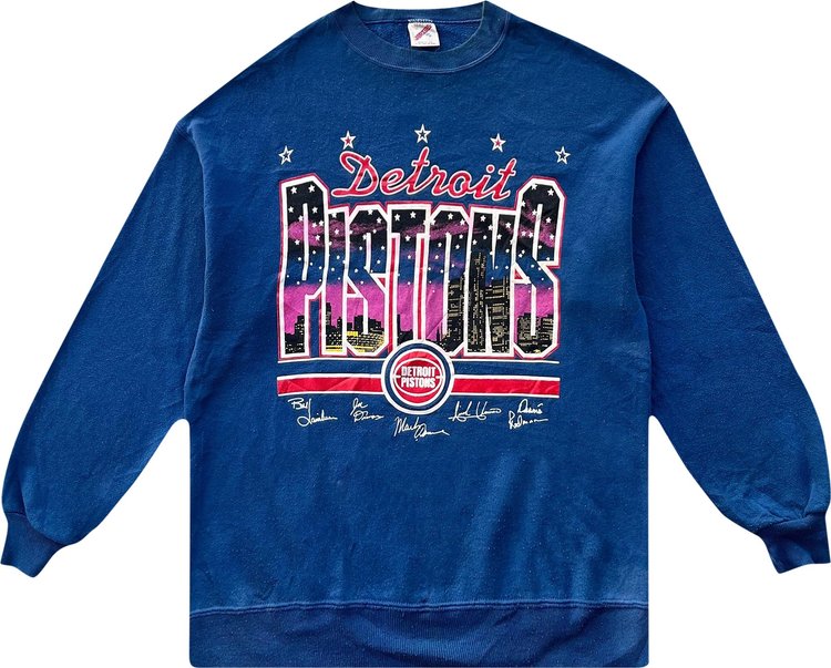 Vintage Detroit Pistons Sweatshirt 'Blue'