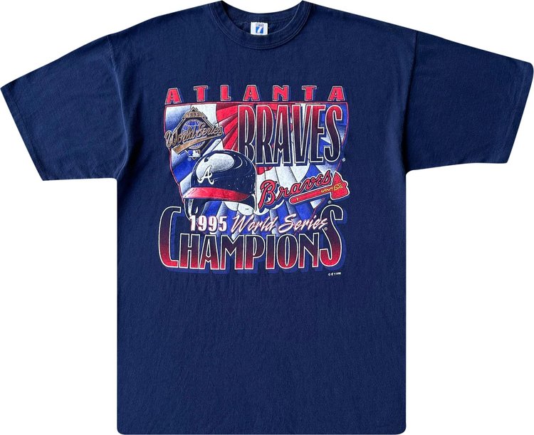 Vintage Atlanta Braves World Series Tee 'Blue'
