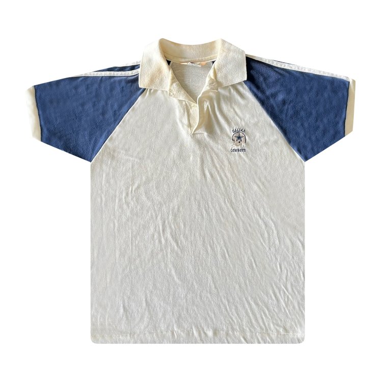 Buy Pre-Owned Vintage 1970's Dallas Cowboys Polo Shirt 'White' - 2934  119700103DCPS WHIT