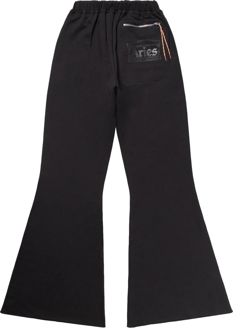 Aries Flared Sweatpant Black