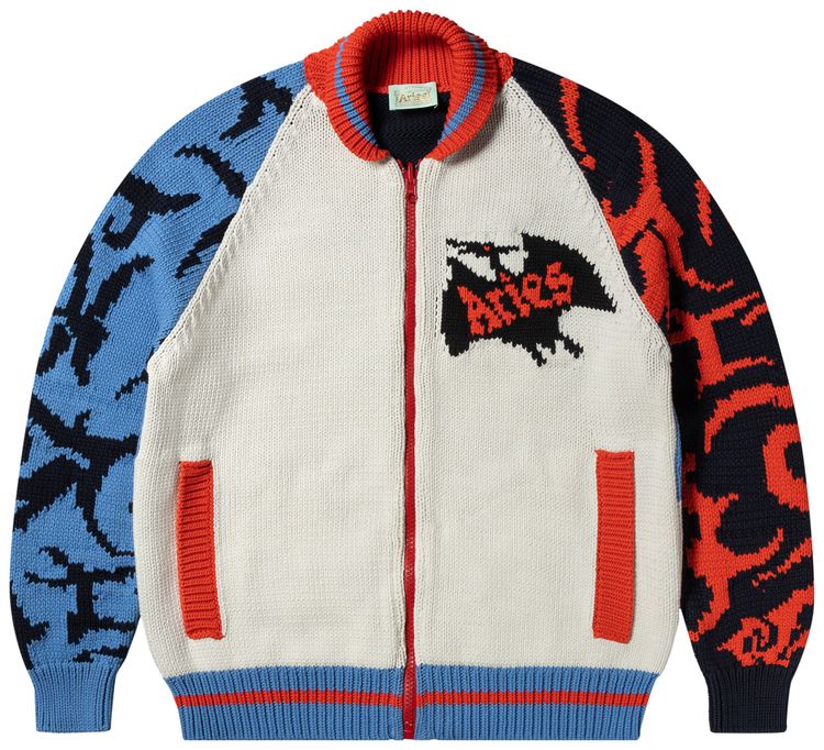 Aries Pterodactyl Varsity Knit Multicolor