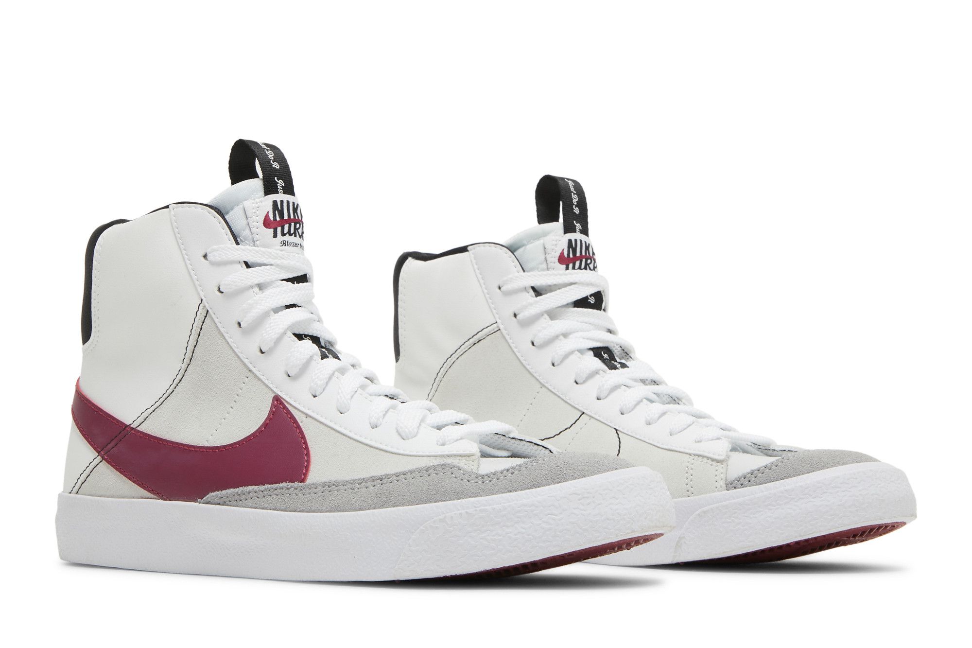 Size 3.5 Blazer Mid '77 SE GS 'White Rush Maroon'