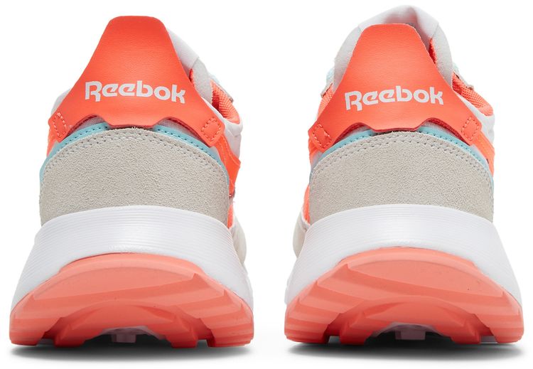 Reebok Wmns Classic Leather Legacy White Orange Flare