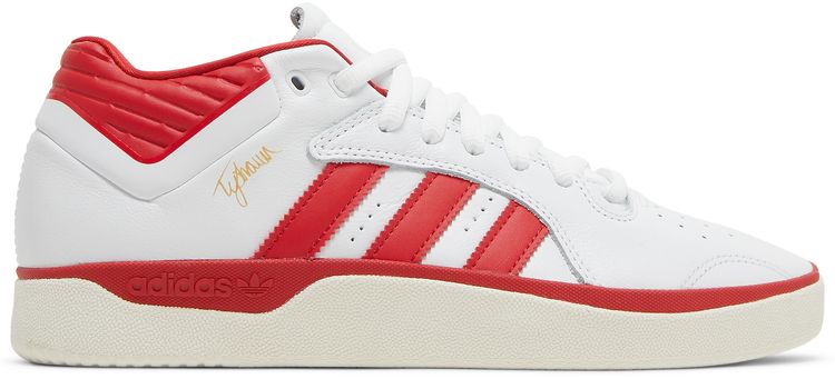 Adidas Tyshawn Mid White Scarlet
