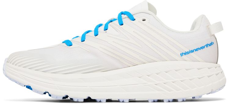 HOKA thisisneverthat x Speedgoat 4 Marshmallow Cyan