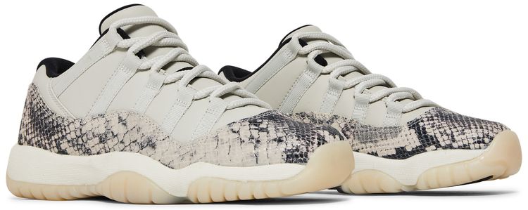 Air Jordan 11 Retro Low GS Light Bone Snakeskin