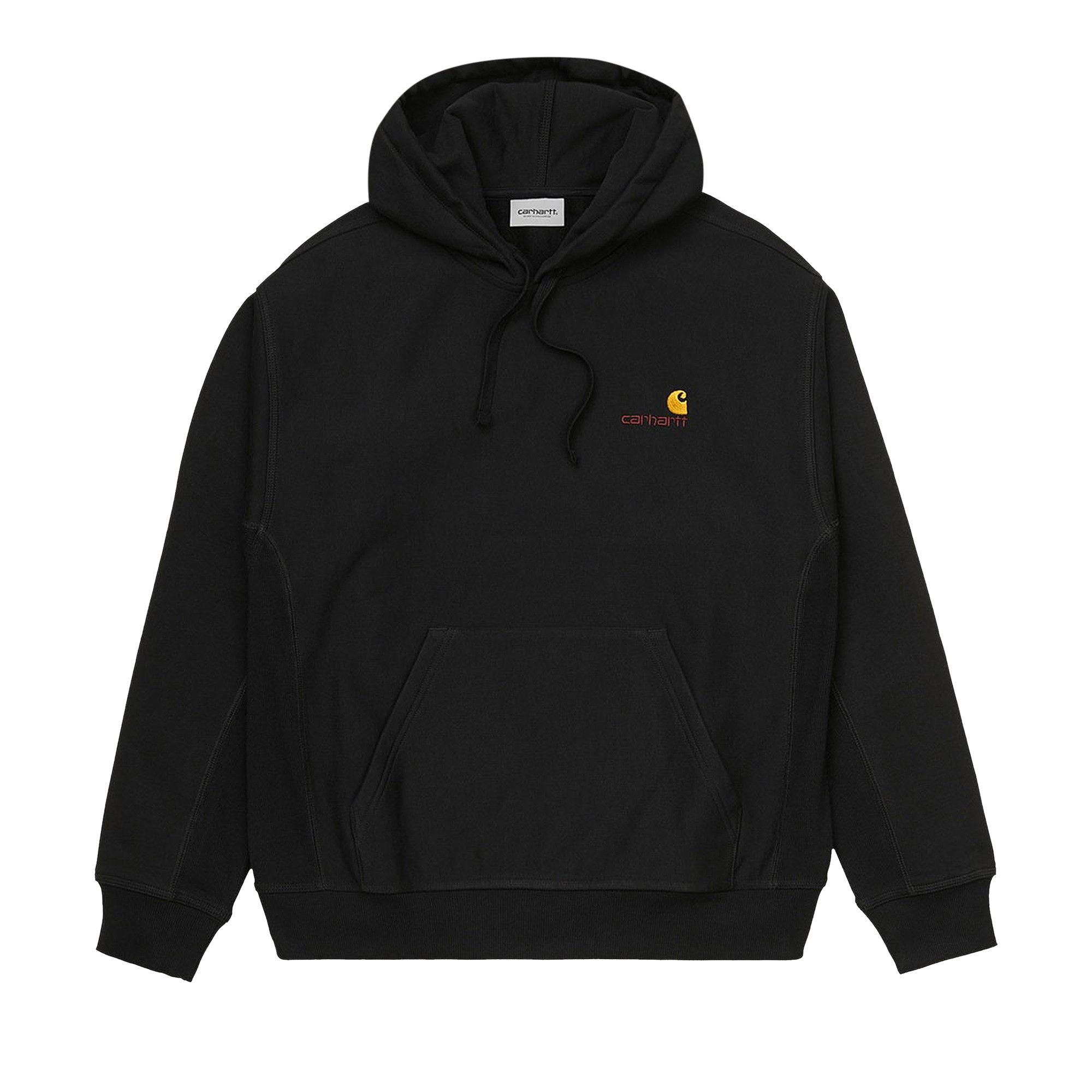 American top script hoodie