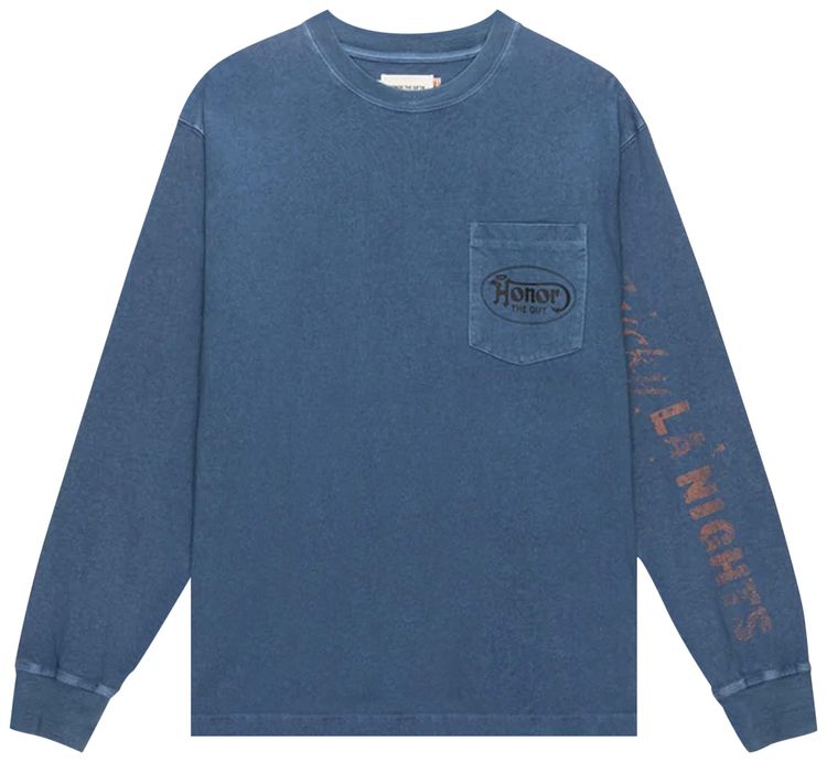 Honor The Gift Lucky Hand Long Sleeve Long Beach Navy