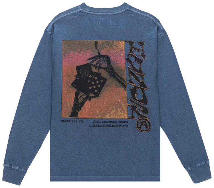 Honor The Gift Lucky Hand Long Sleeve Long Beach Navy