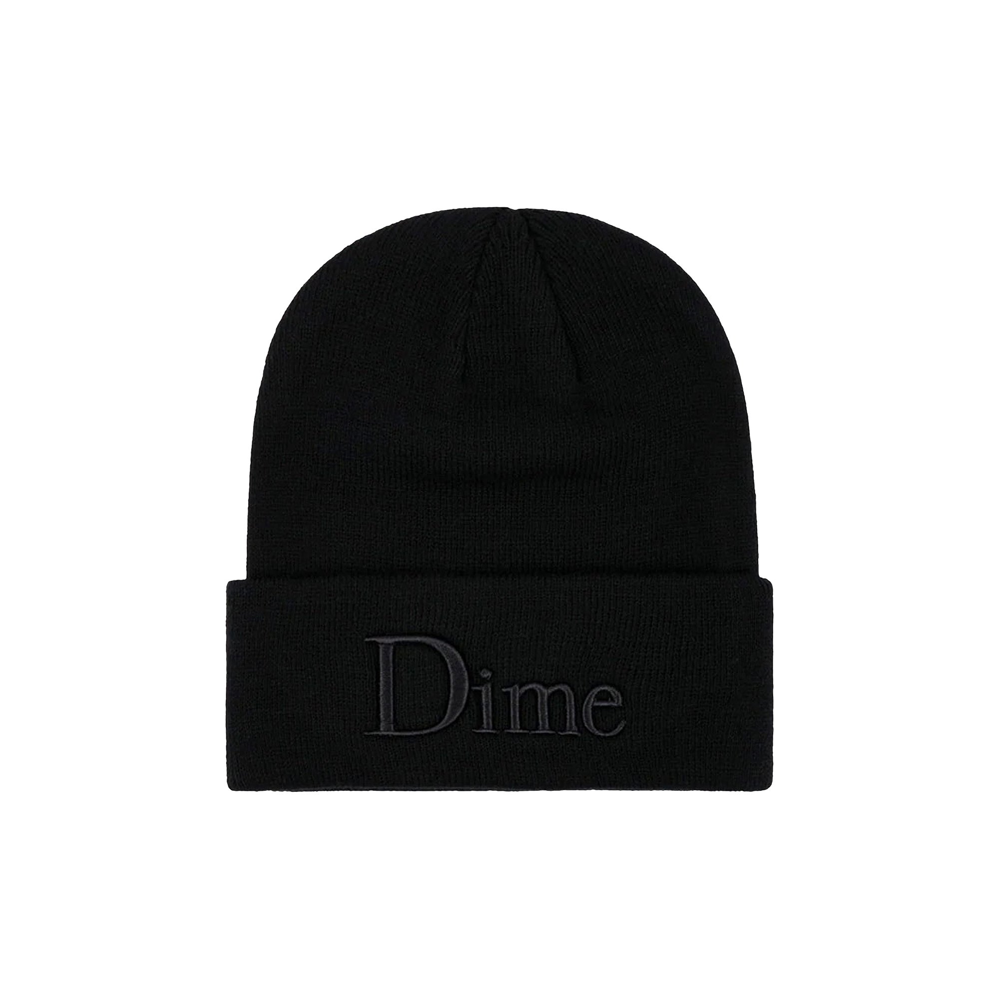 500円引きクーポン】 【期間限定価格】Dime beanie black logo point