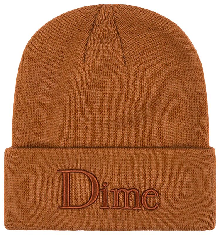 Dime 3D Logo Beanie Rust