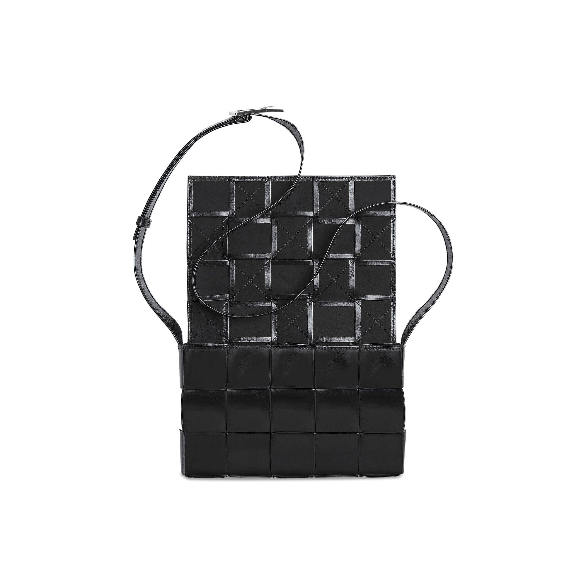 Buy Bottega Veneta Intreccio Leather Cassette Bag 'Black