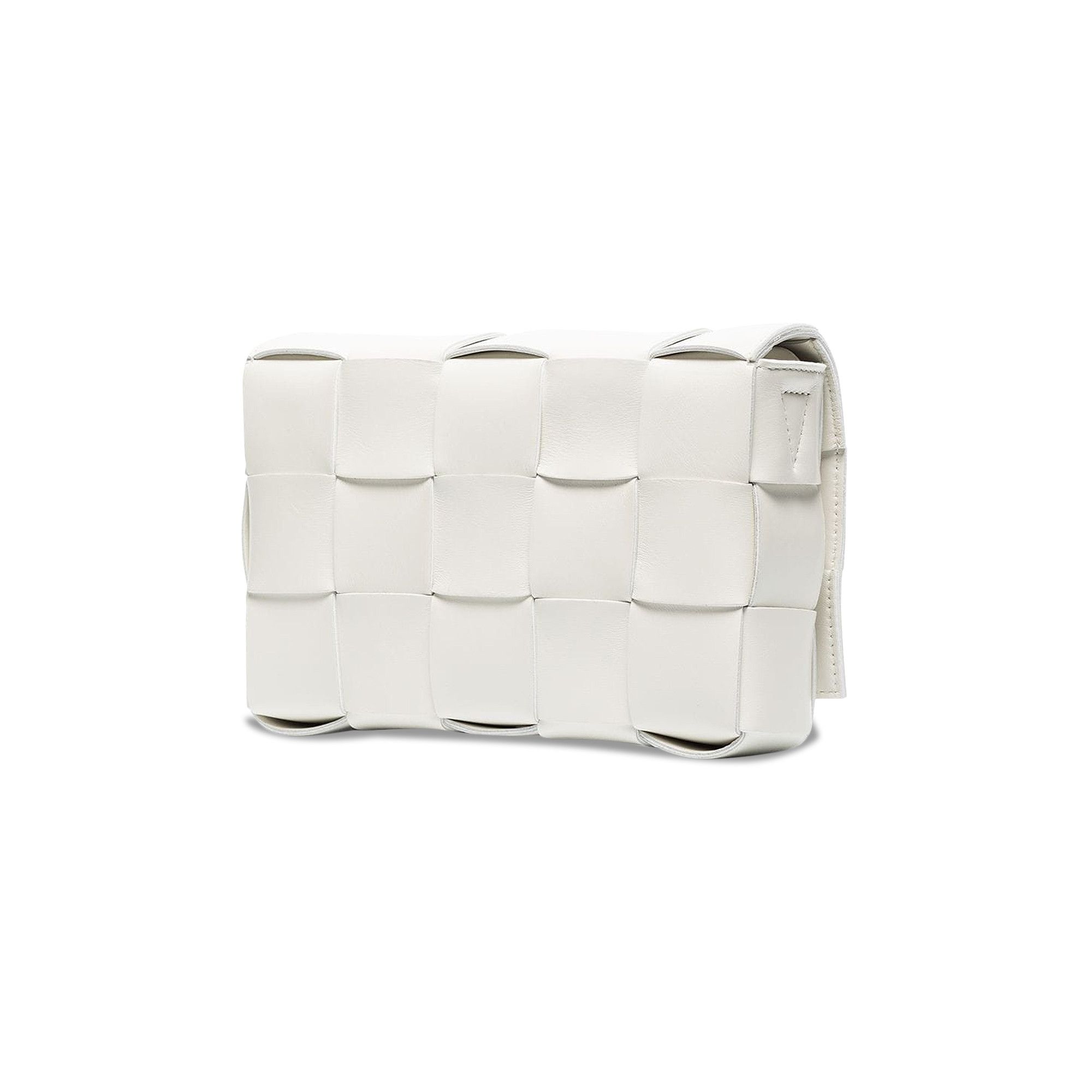 Buy Bottega Veneta Cassette Bag 'White/Silver' - 578004