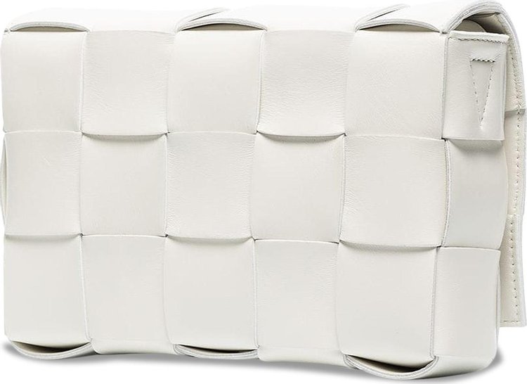 Bottega Veneta Cassette Bag WhiteSilver