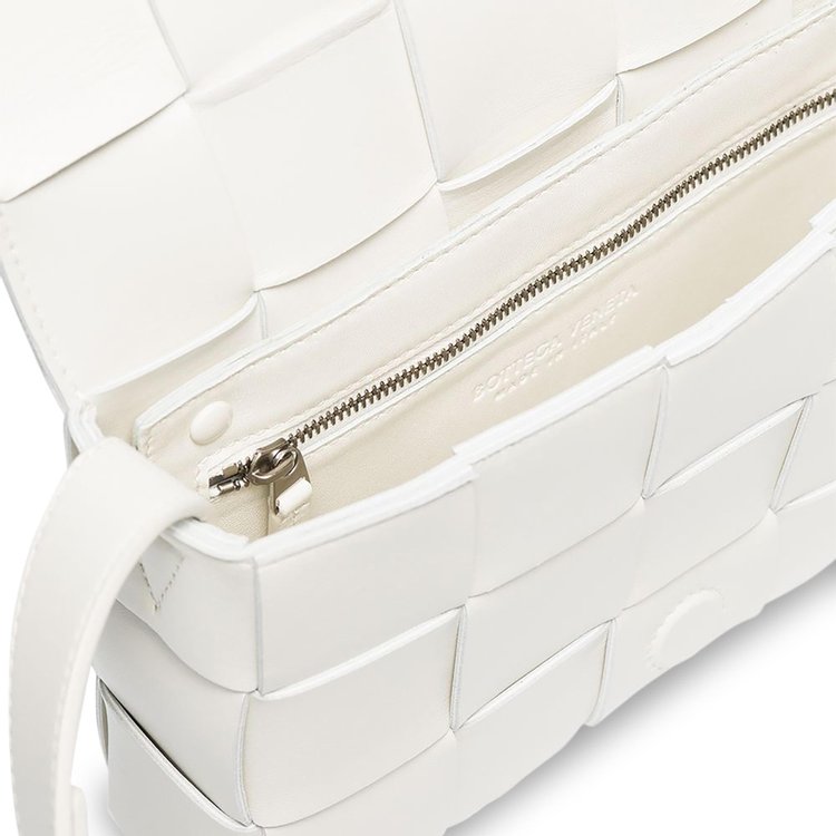 Bottega Veneta Cassette Bag WhiteSilver