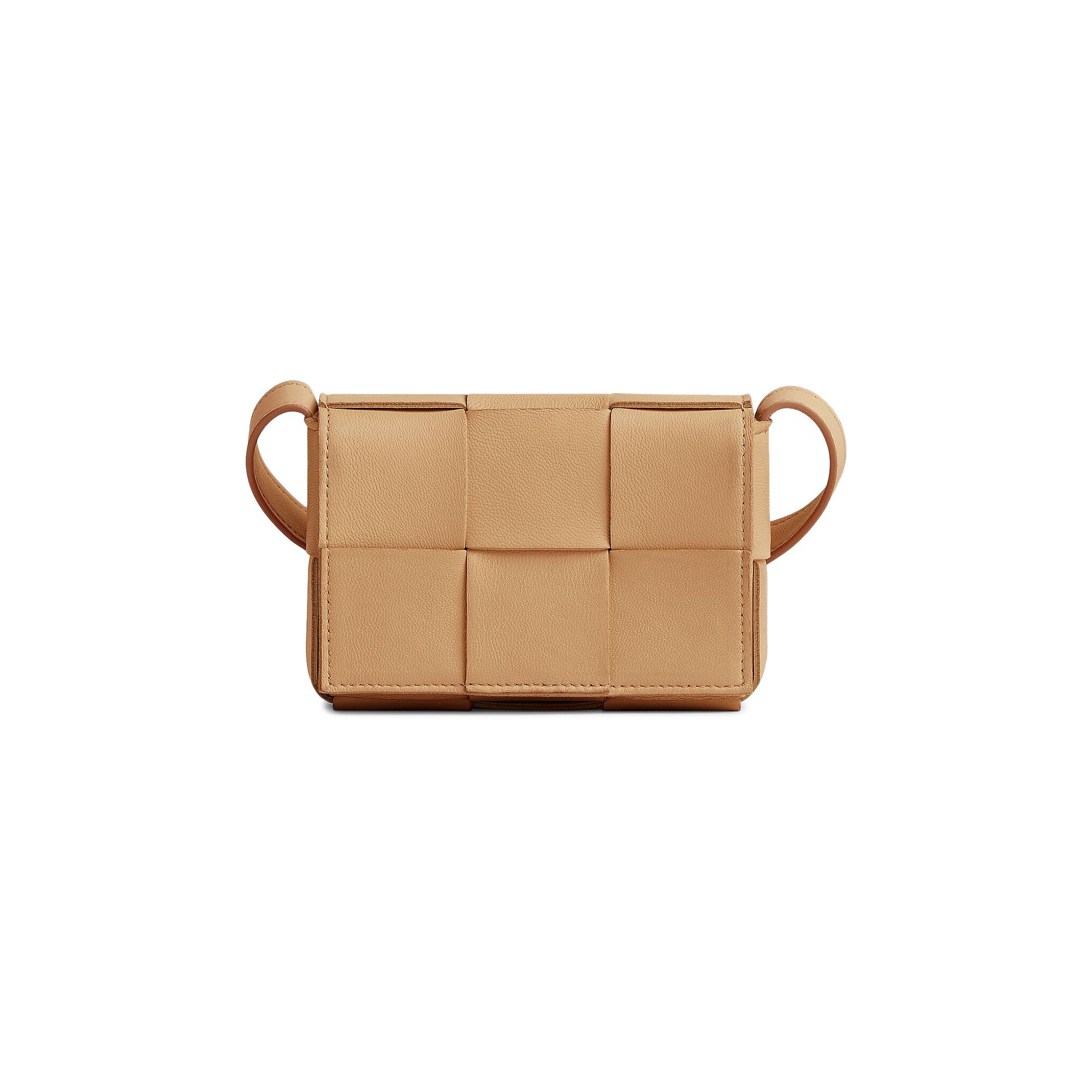 Buy Bottega Veneta Mini Cassette Bag 'Almond/Gold' - 666688