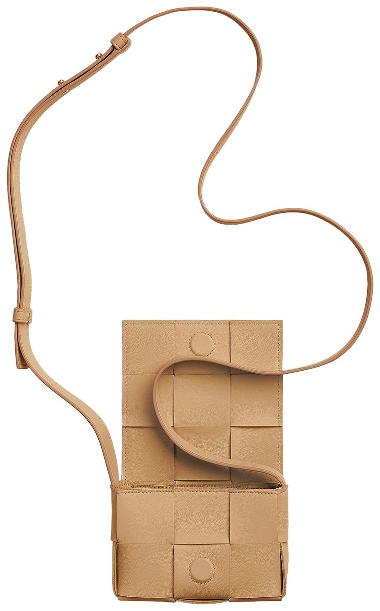 Bottega Veneta Mini Cassette Bag AlmondGold
