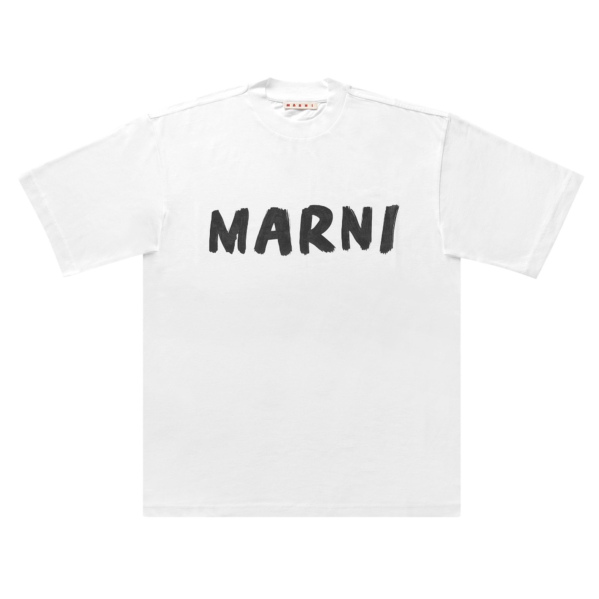 Marni Logo T-Shirt 'White' | GOAT