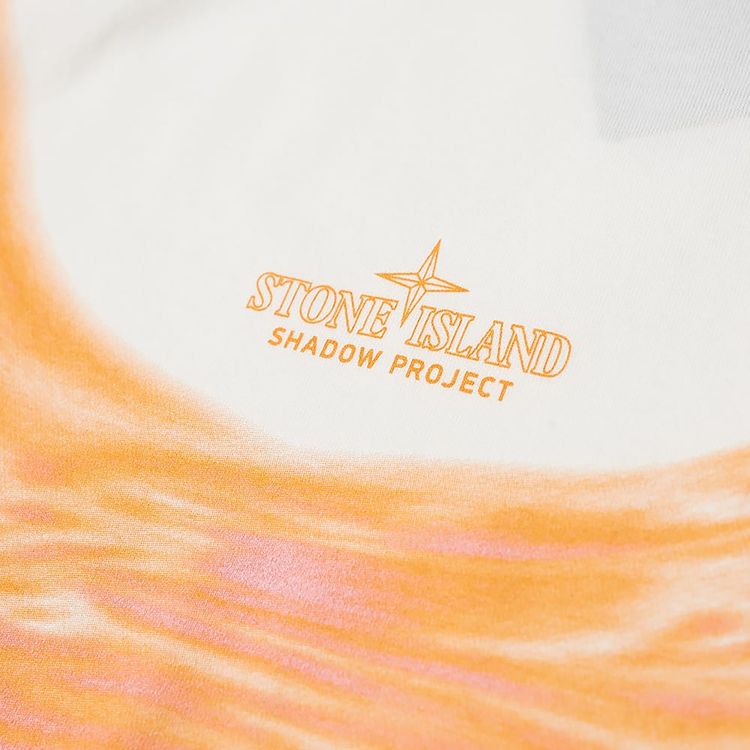 Stone Island Shadow Project Printed T Shirt White