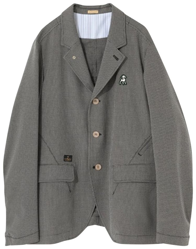 Undercover The Shepherd Blazer Grey Check