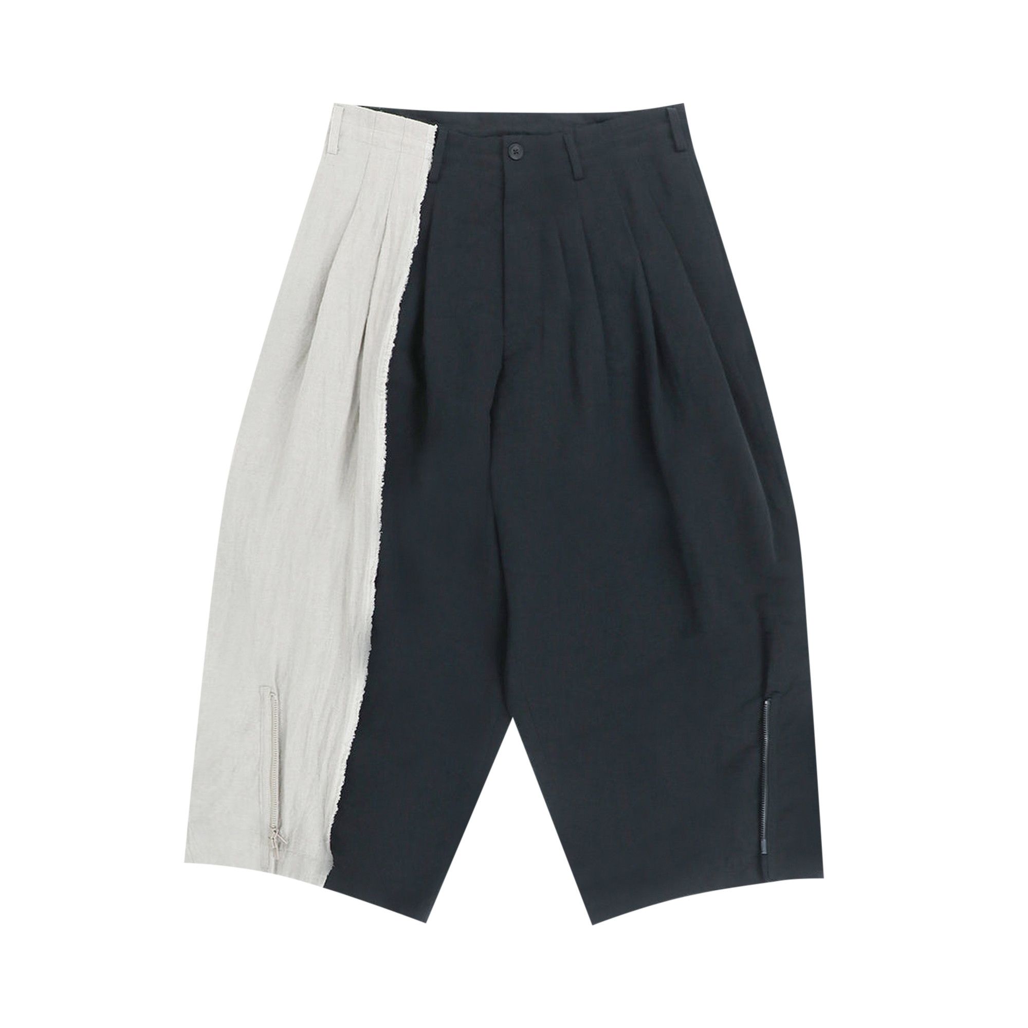 Buy Yohji Yamamoto Pour Homme Side Zip Pants 'Black' - HG