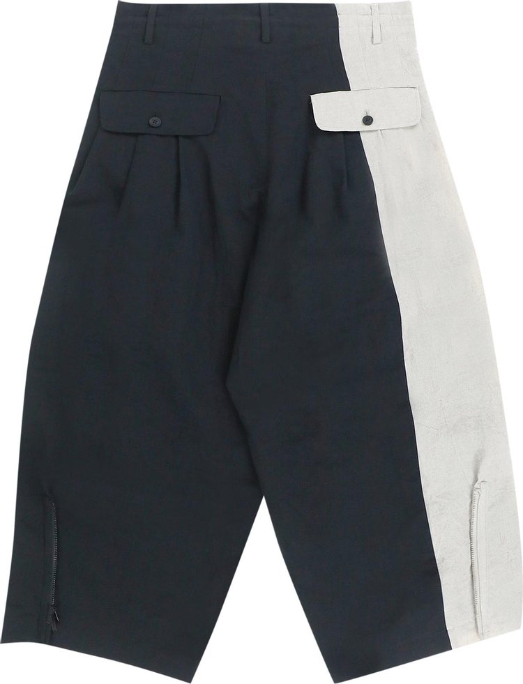 Yohji Yamamoto Pour Homme Side Zip Pants Black