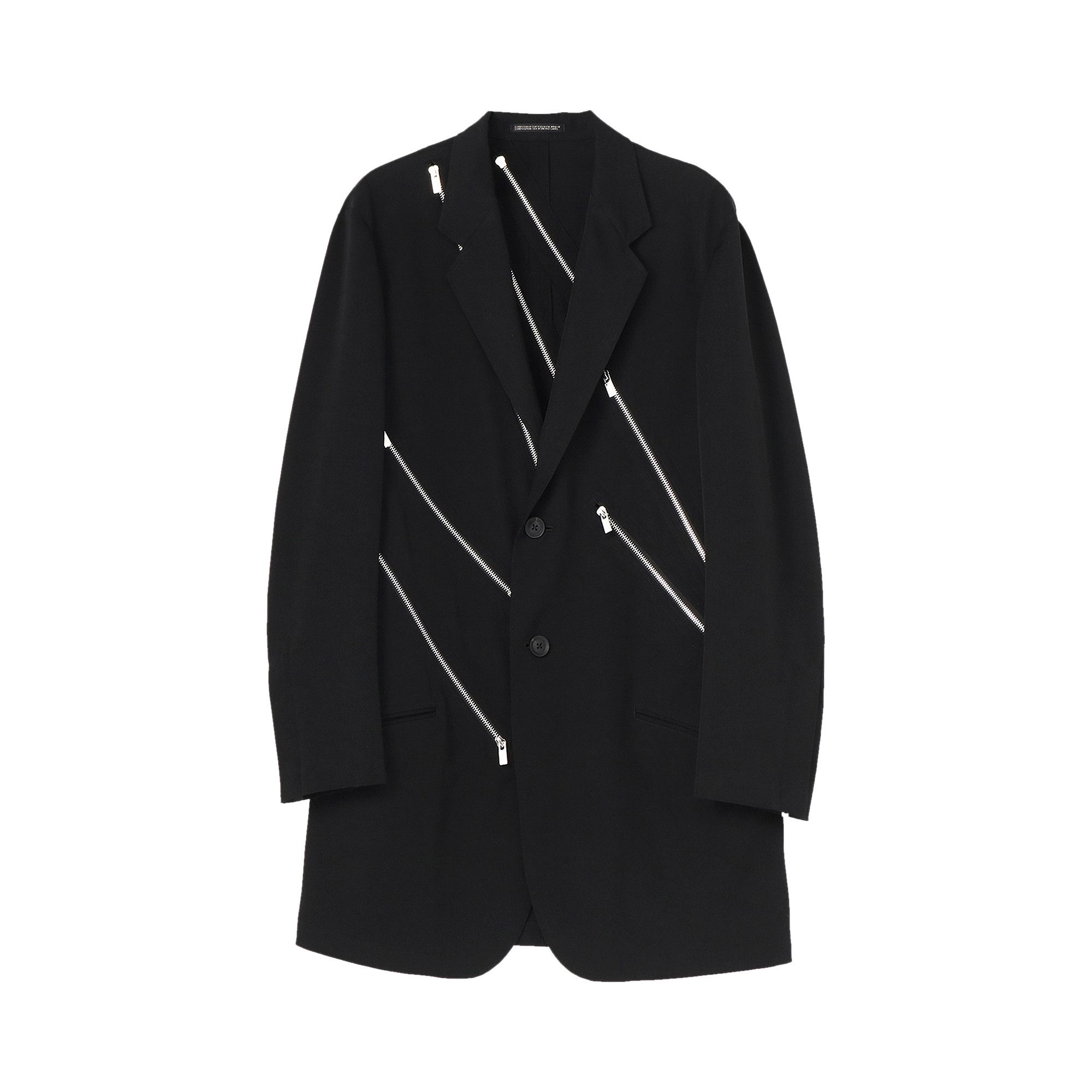Buy Yohji Yamamoto Pour Homme Zip Jacket 'Black' - HG J25
