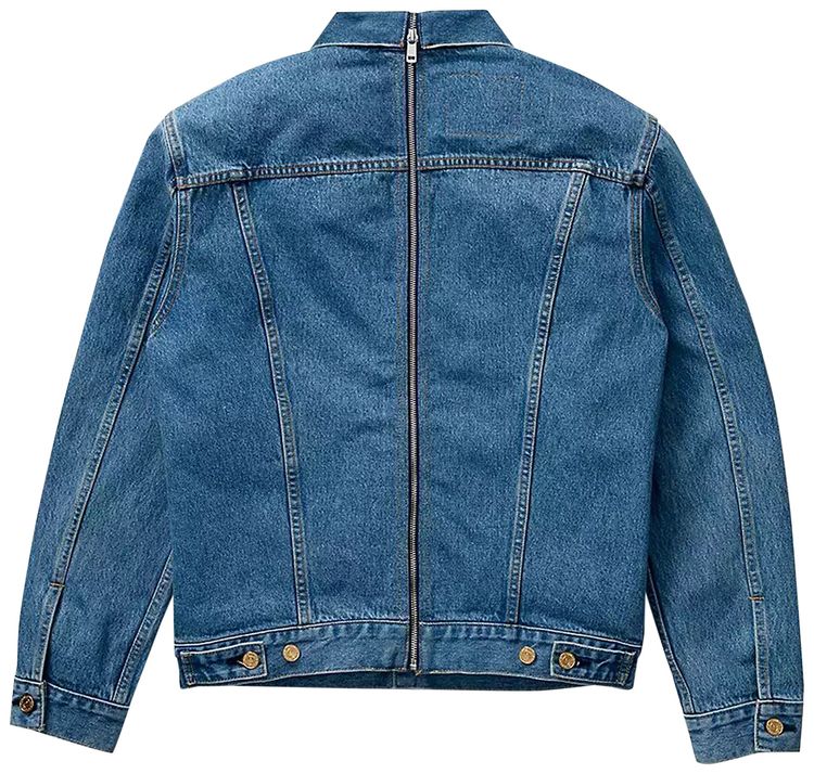 BAPE x Levis Split Trucker Jacket Blue