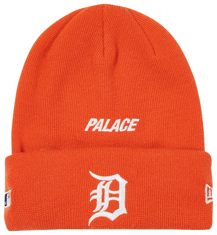 Palace Detroit Tigers New Era Ski Mask Beanie Orange