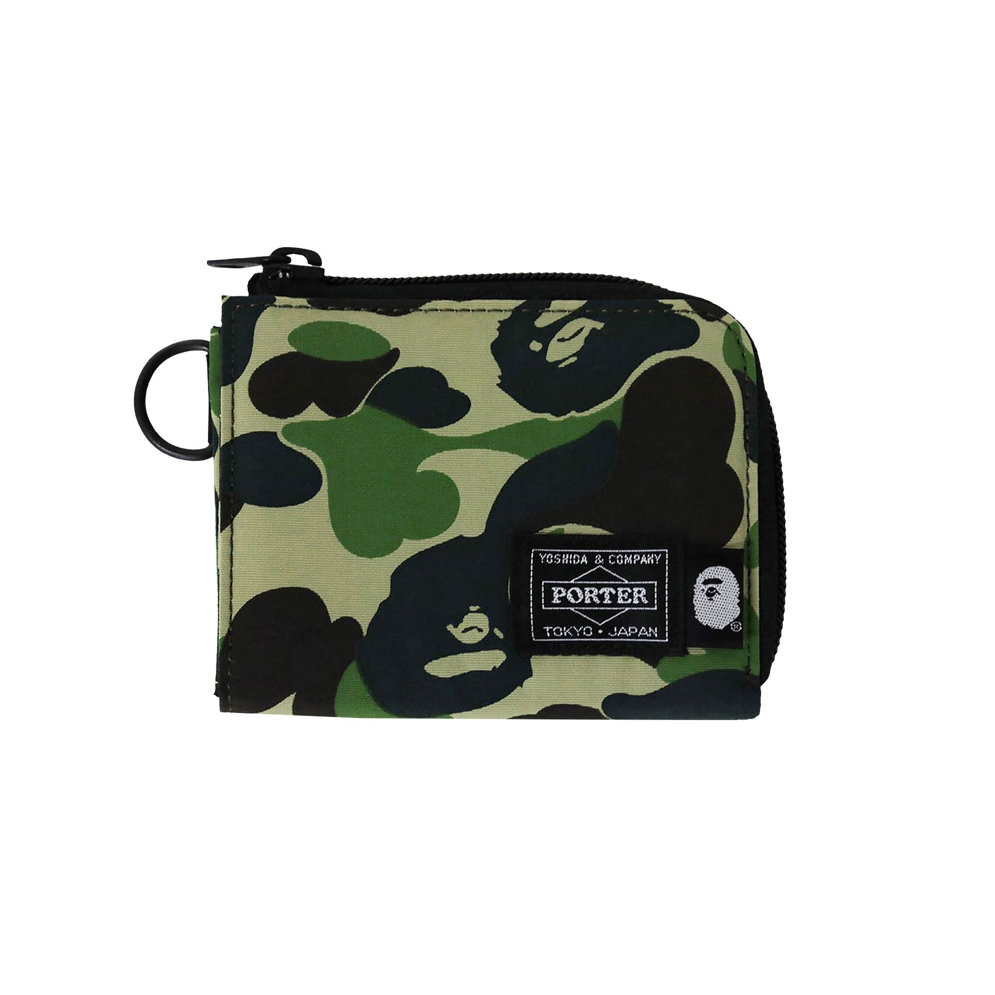 A BATHING APE ABC CAMO MINI WALLET – happyjagabee store