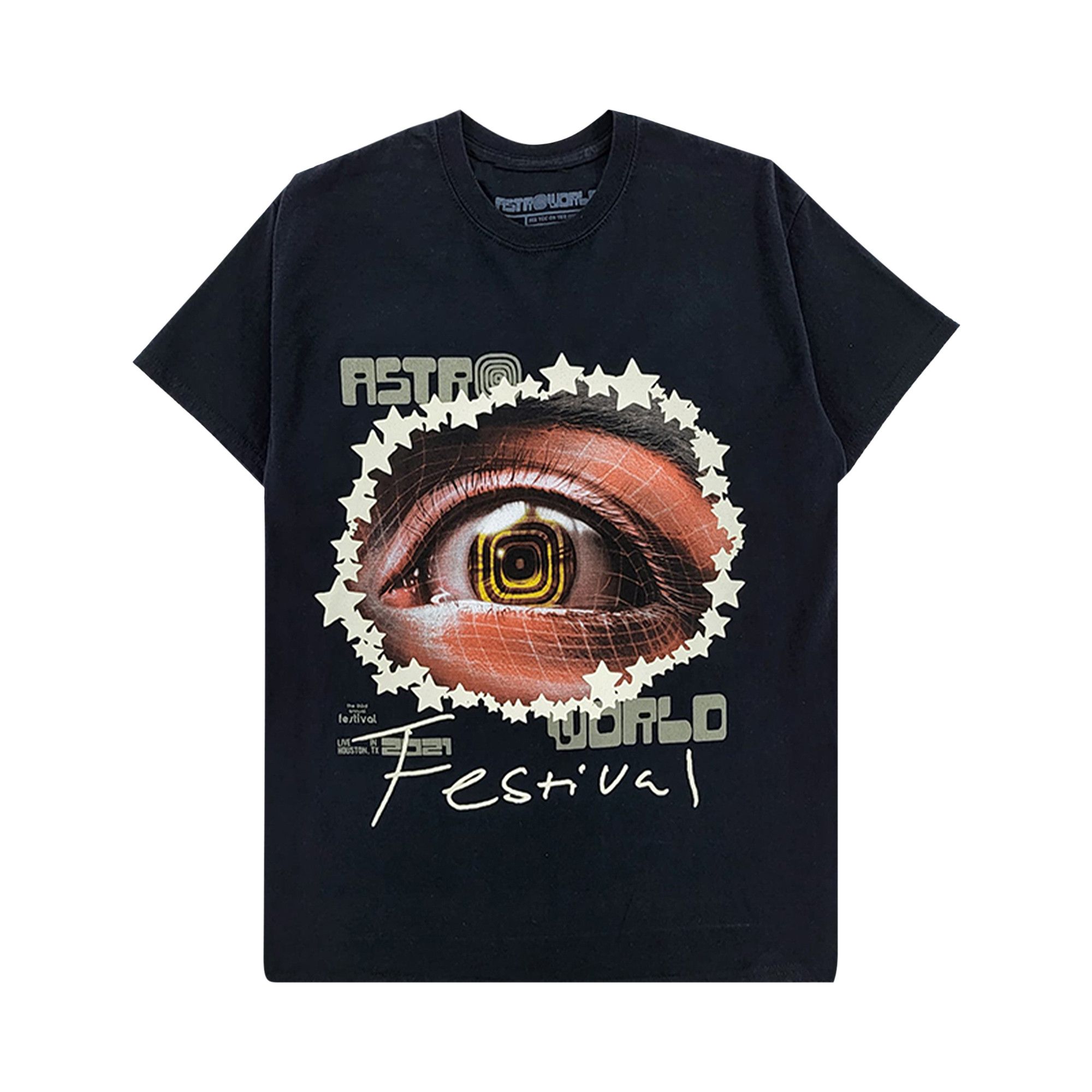 Size xxl Cactus Jack by Travis Scott Starry Eyed Tee 'Black'