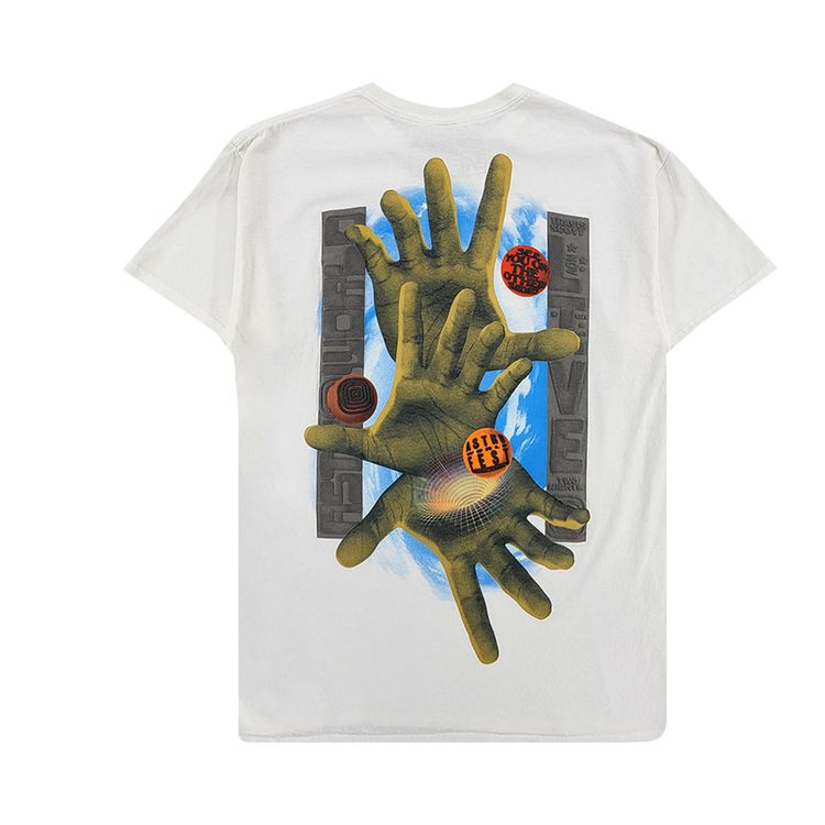 Cactus Jack by Travis Scott Three Hands Tee White