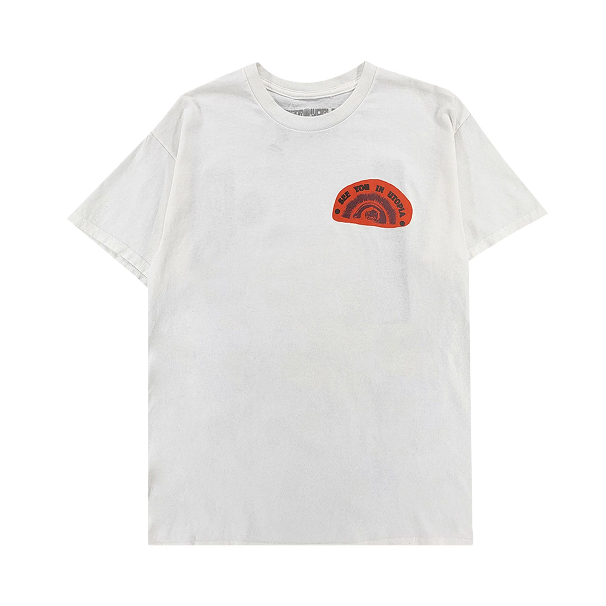 Buy Cactus Jack by Travis Scott Three Hands Tee 'White' - 1945