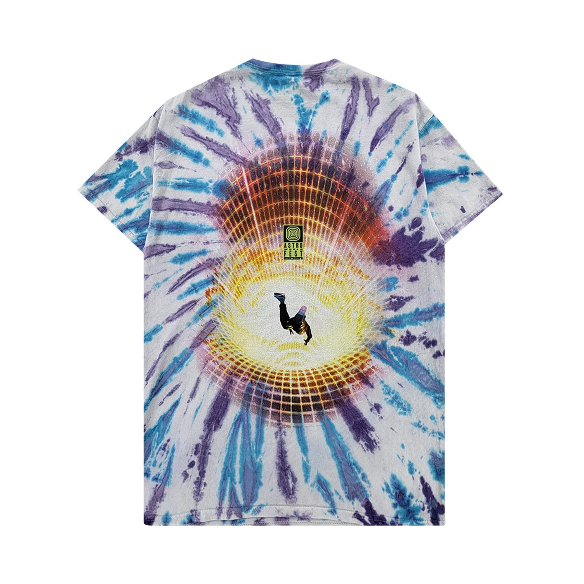 Buy Cactus Jack by Travis Scott Flame Tee 'Tie Dye' - 1945