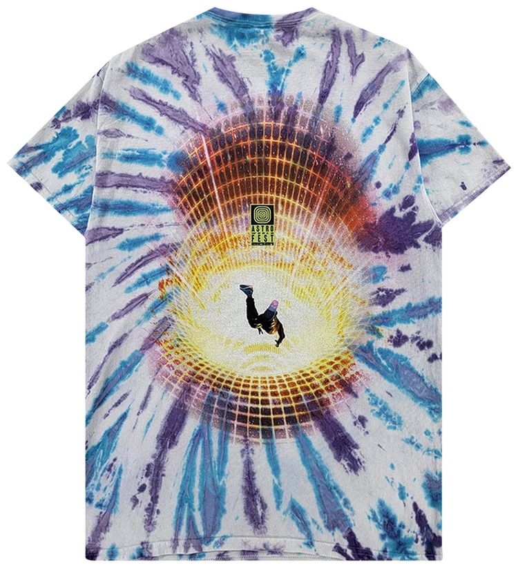Cactus Jack by Travis Scott Flame Tee Tie Dye