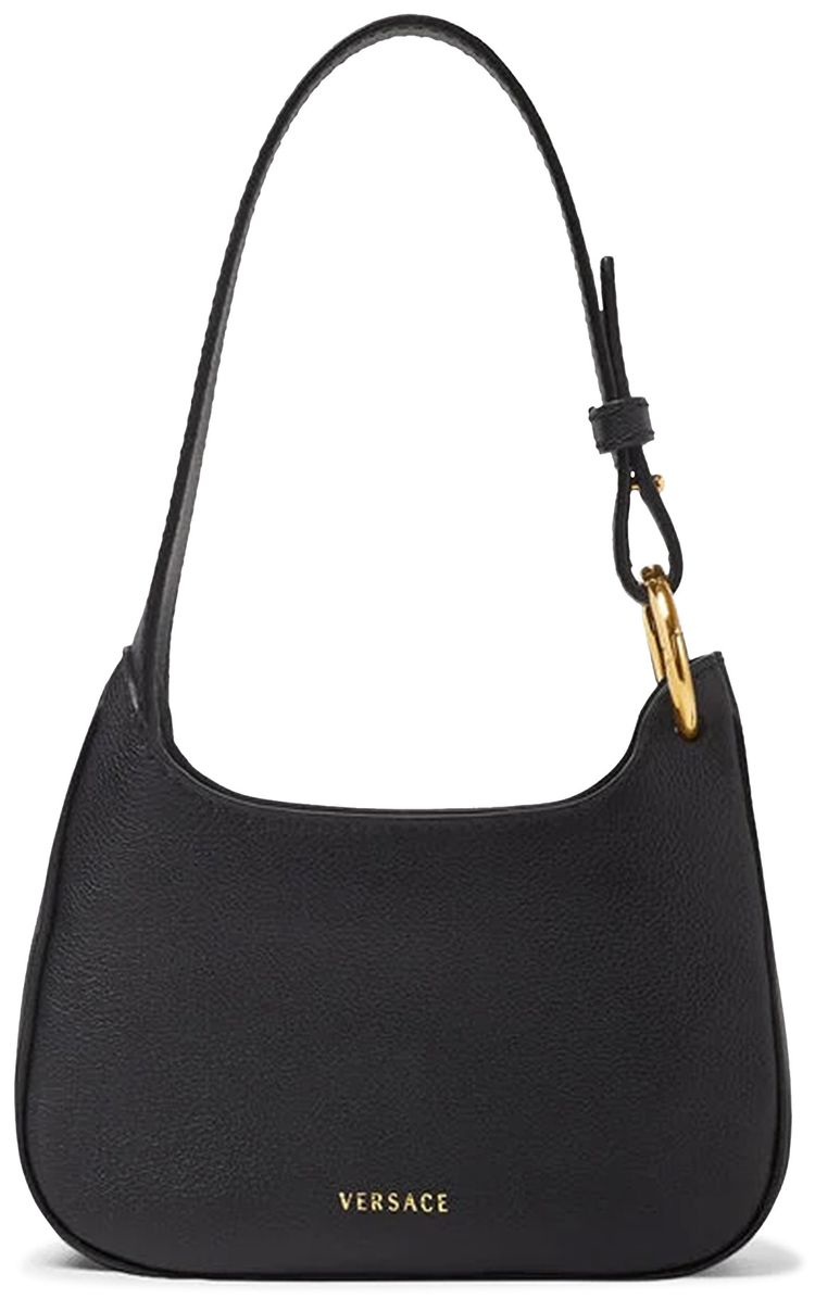 Versace La Medusa Mini Hobo Bag BlackVersace Gold