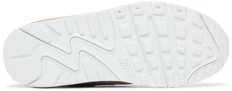 Nike Air Max 90 Leather GS White Metallic Red Bronze