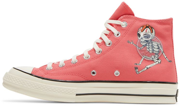 Chuck 70 High Dia de los Muertos   Pink