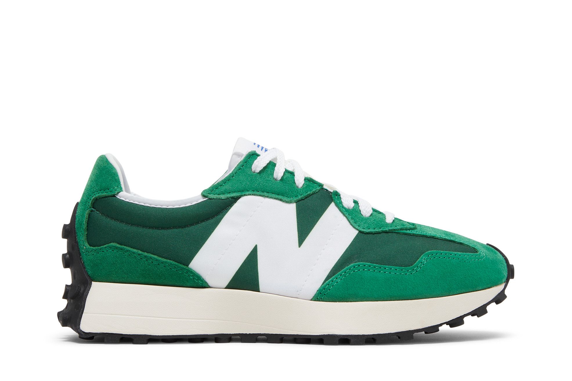 new balance 327 varsity green