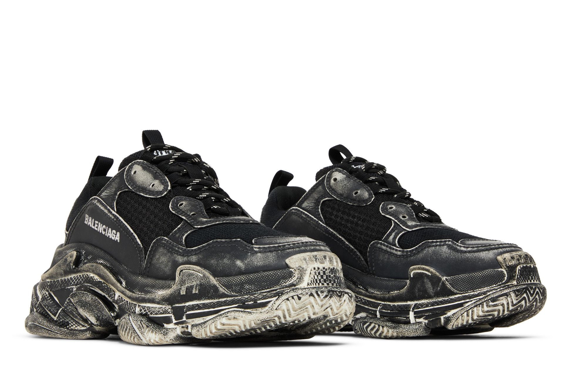 Buy Balenciaga Triple S 'Faded Black' - 536737 W3CN3 1000 | GOAT