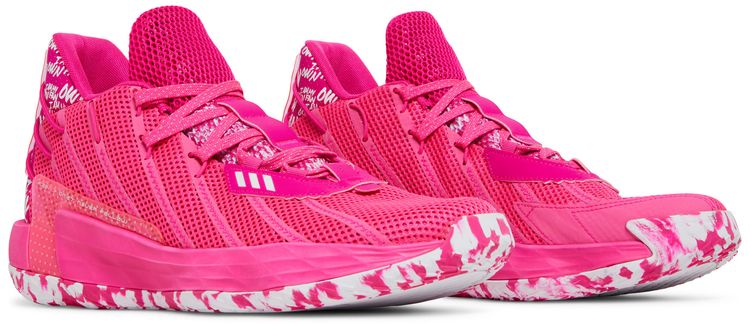 Adidas Dame 7 I Am My Own Fan   Team Shock Pink