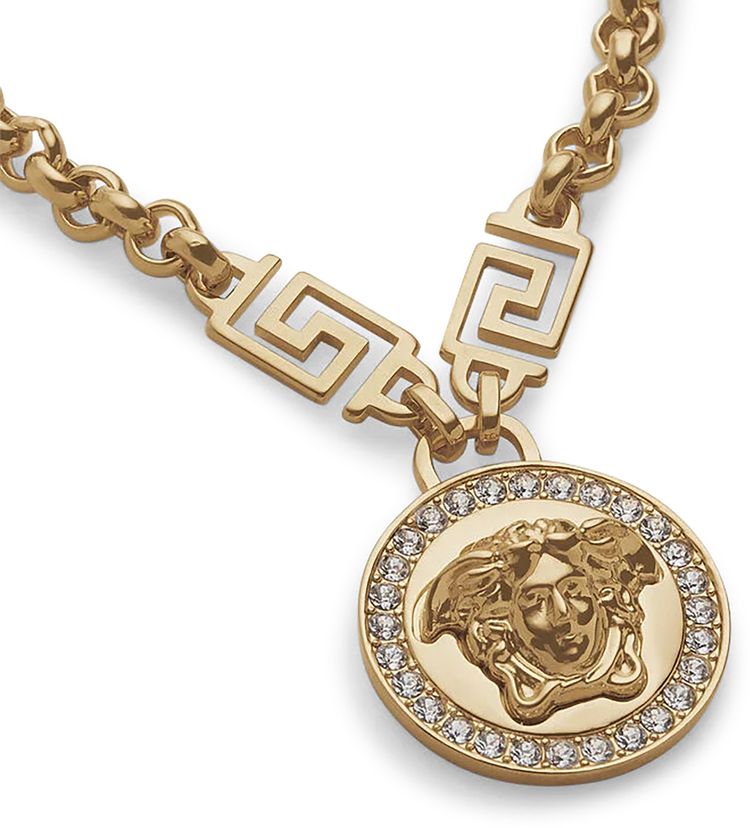 Versace Icon Medusa Necklace WhiteGold