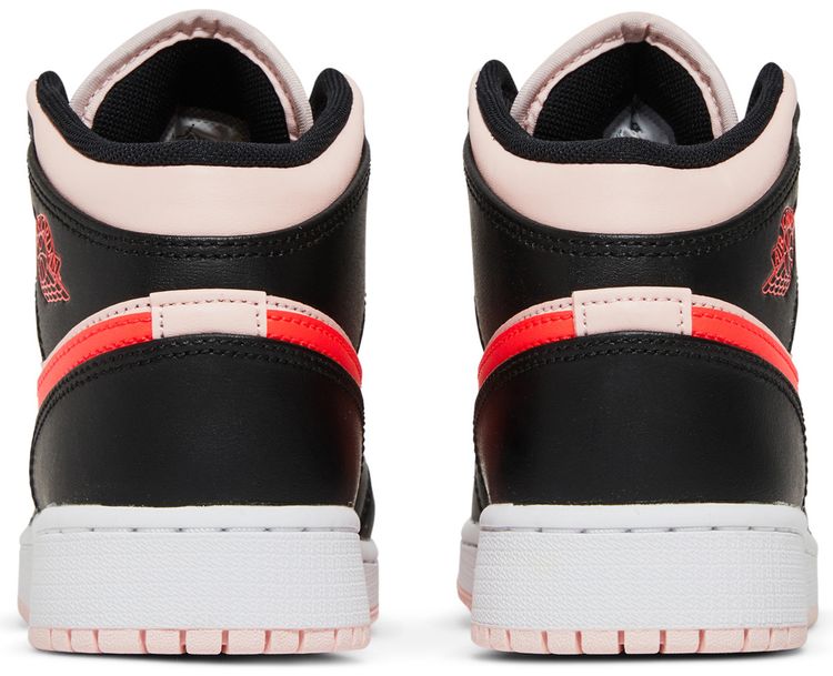Air Jordan 1 Mid GS Black Pink Crimson