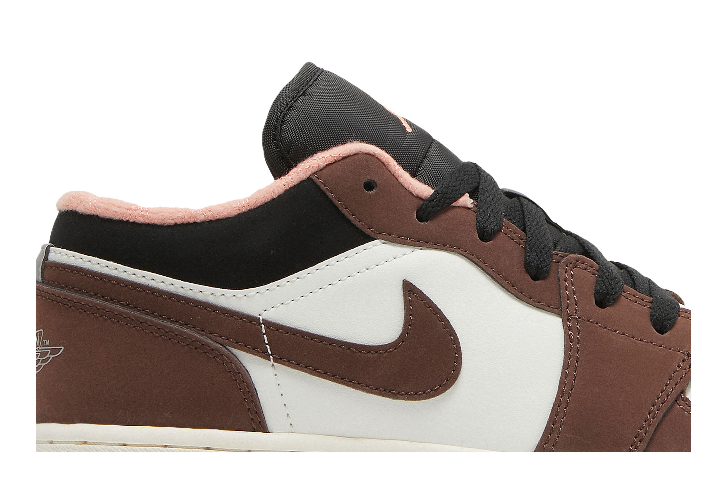 Size 4.5 Air Jordan 1 Low SE GS 'Light Chocolate'