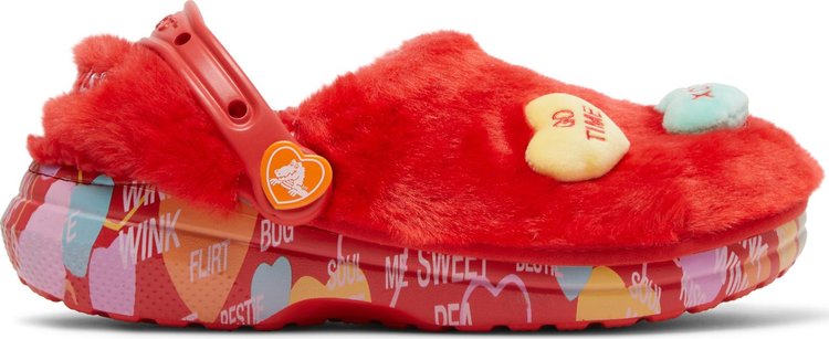 Nogen Empirisk Vi ses i morgen Buy Sweethearts x Clog Classic Fur 'Valentine's Day' - 207741 610 - Red |  GOAT